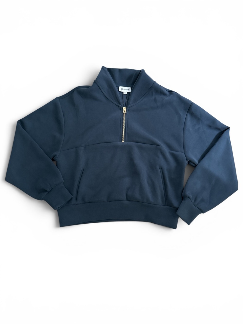 Gold Hinge Stone Navy LuxeSoft Lounge Quarter Zip – Size XS (NWT) - Picture 3 of 8